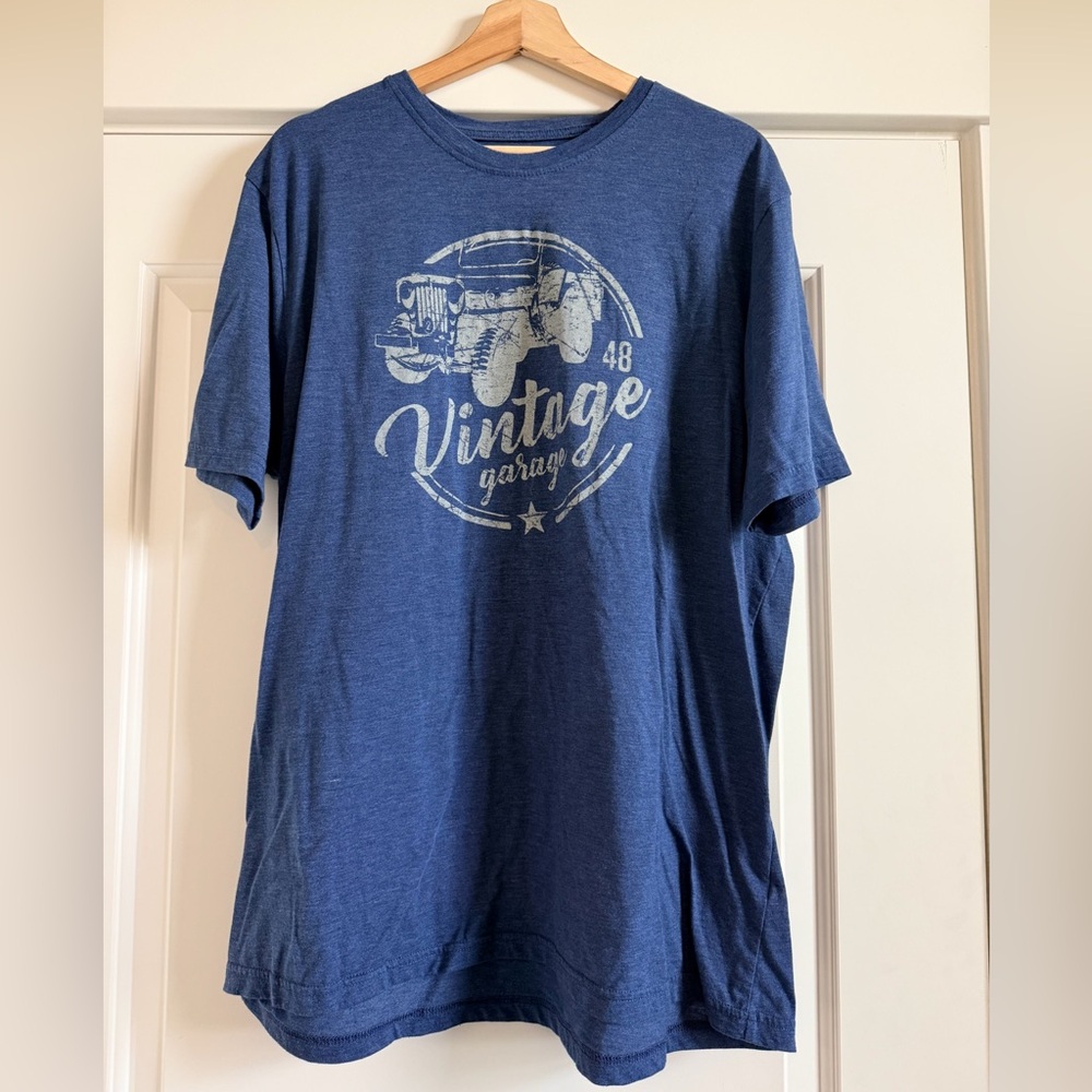 Weatherproof Blue Graphic Men's T-Shirt